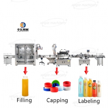 Fully automatic liquid filling production line